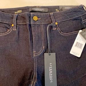 New Liverpool dark wash jeans size 4/27